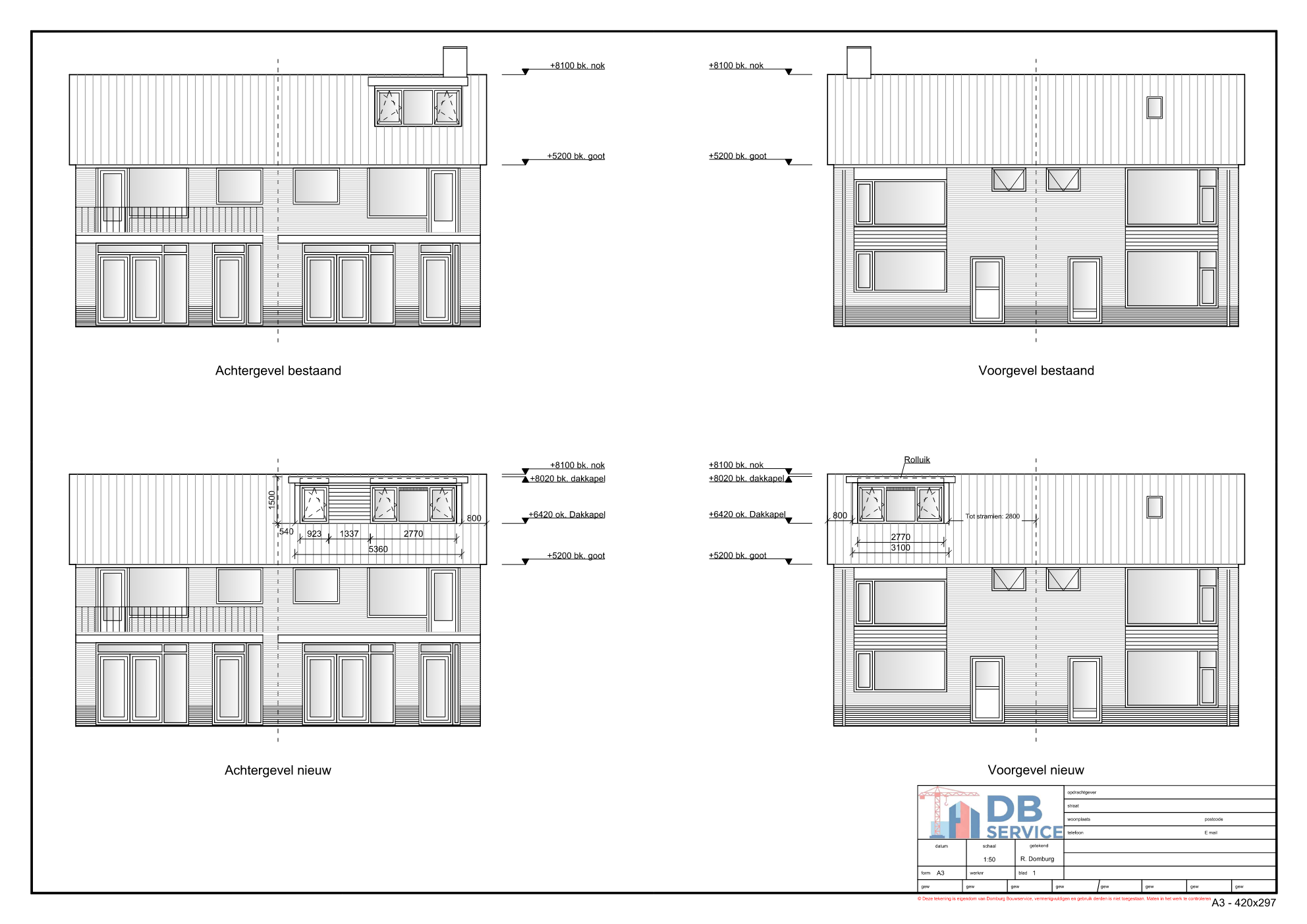 Vergunningsaanvraag dakkapel